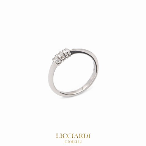 Anello trilogy femme blanc - trilogy,