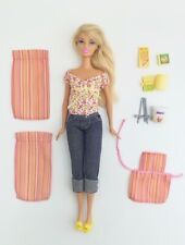  Barbie Kitchen Play All Day Kitchen Giftset 8499 Mattel Blonde Doll Year 2009 