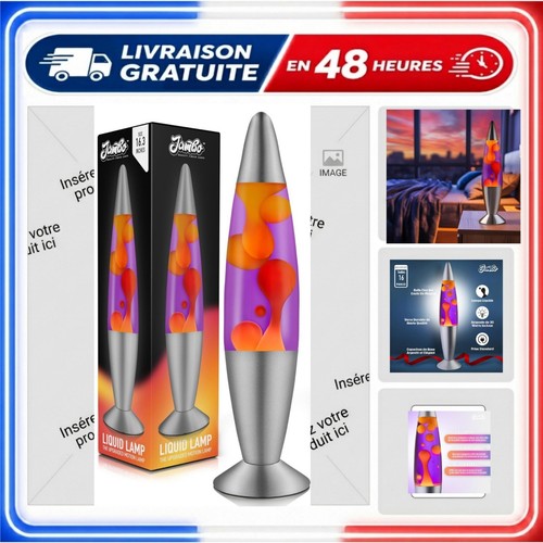 Lampe lave jambo - jambo, 16"