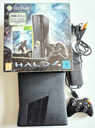 Console xbox 360 slim noir - xbox,