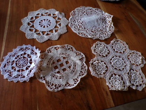Linge ancien napperons en - linge,