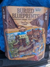 RARE BEPUZZLED BURIED BLUEPRINTS 1000 PIECES PUZZLE , THE GREAT WALL OF CHINA