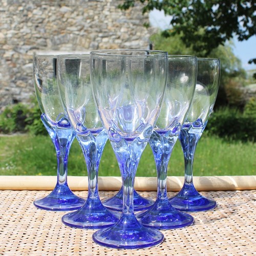 Set verres vin pied - verres, à