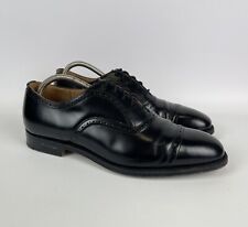 Church's LEGATE Leather Oxford Brogue Shoes Men’s Size UK8 US9 EU42 Black