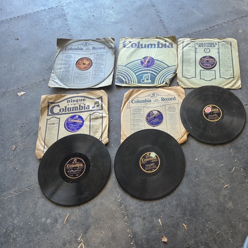 Lot disques 78 tours - de,