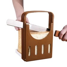 Trancheuse à Paintrancheuse à Pain grillé Coupe-Pain réglable à 4 épaisseurs ...