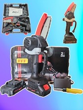 Mini tronçonneuse à 2 piles