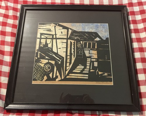 Bock print texas mid century - texas, mid-century