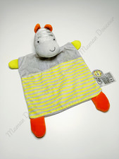 Doudou Plat Zèbre Hippopotame