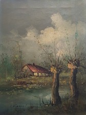 Huile sur Toile XXème Siècle