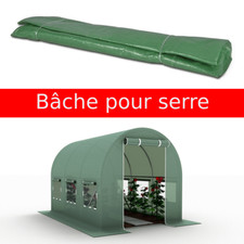 Bâche de remplacement pour serre de jardin tunnel 3 x 2 m. film de serre