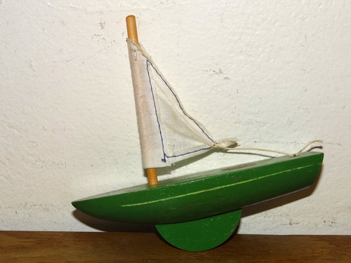 Ancien voilier bassin - voilier, en