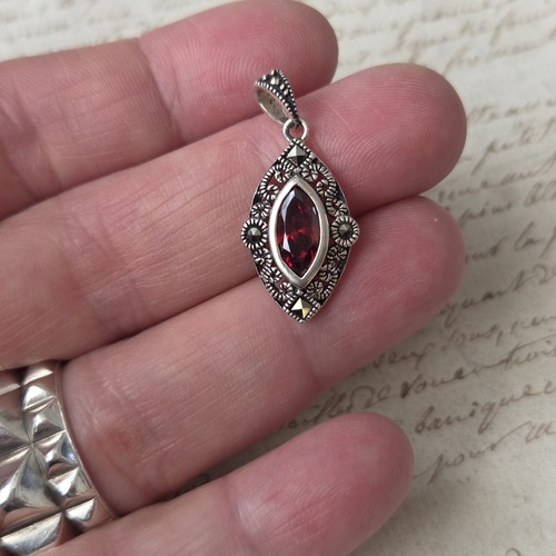 Pendentif argent 925 avec - en,