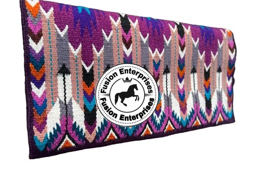 Western horse saddle pad - saddle, show
