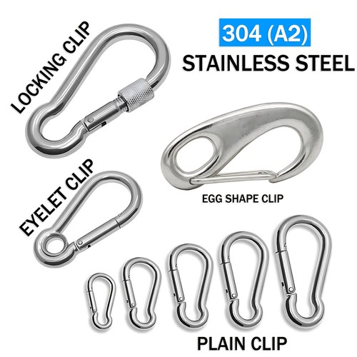 Locking carabiner clip snap - clip,