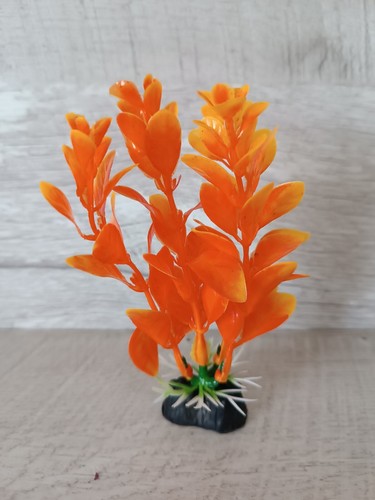 Plante plastique orange cm - plastique,