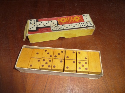 Ancien jeux dominos - jeux, en