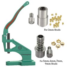 Machine À Presse Manuelle Robuste Verte Pour Fixer Des Studs En Dôme Projets DIY