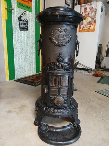 Poêle bois ancien et - poêle,