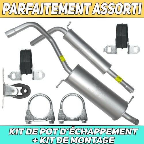 Kit pot échappement - de,