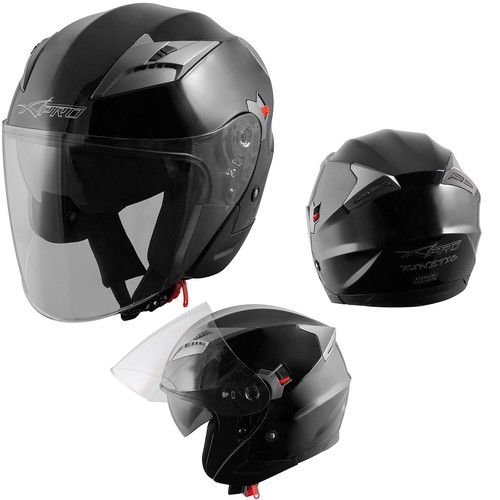 Demi jet casque visière - jet, pare