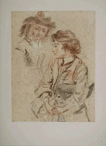 Antoine watteau etude - etude, de