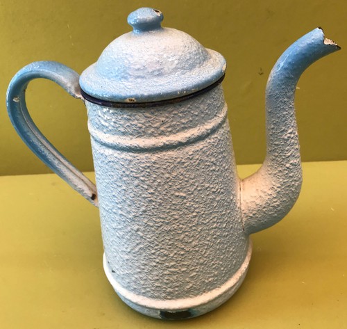 Cafetiere verseuse email - verseuse, bleu
