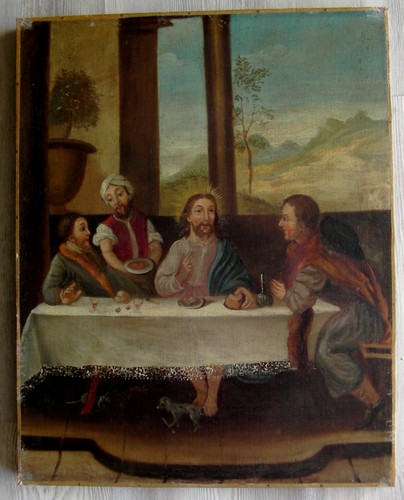 Huile sur toile école