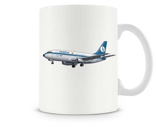 Sabena boeing 737 ceramic - sabena,