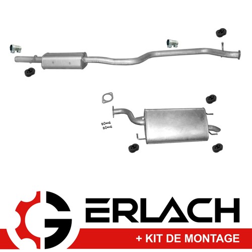 Echappement silencieux pour