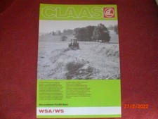 ADVERTISING BROCHURE GIRO RAKEUR CLAAS - BAUTZ WSA / WS