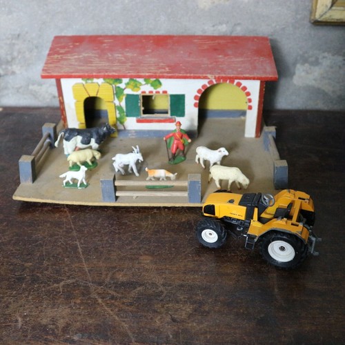 Ancien jouet ferme - ancien,