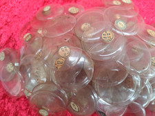 120 watch glasses, convolute for clocks, pocket watch, 4.5cm - 5.3cm