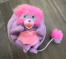 Vintage Mini Purple Poppet Popples 1986 Mattel Made In China