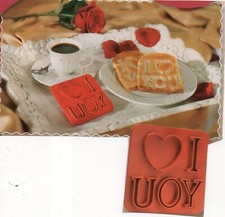 MOULE COEUR ROUGE -MARQUEUR