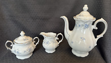 Winterling Bavaria Germany Renaissance II Coffee Pot W/Lid plus Creamer & Sugar