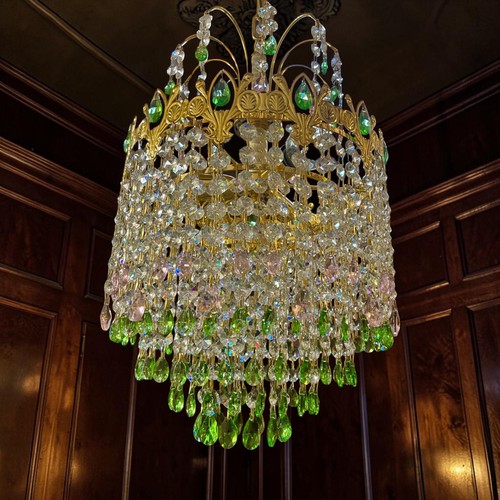 Lustre vintage cristal - lustre,