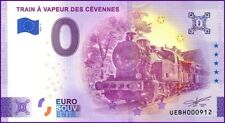 TRAIN A VAPEUR DES CEVENNES / BILLET 0 € / 0 € BANKNOTE / UEBH 2022-2
