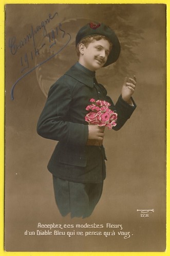 Cpa fantaisie militaire guerre - fantaisie,
