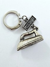 KEYCHAIN - 3D iron - MAINCENT TRANIN & Cie - dyeing... 1960s -