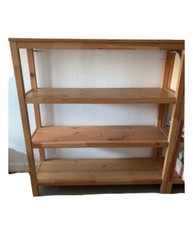 2 Etagéres bois massif IKEA, HEMMS, bibliothèque, murale