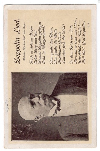 Zeppelin service postal 1908 - postal,