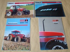 Lot of 4 brochures advertising booklets tractor CASE IH see description