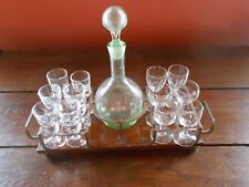 Stand - Antique Vial and 12 Digestive Glasses