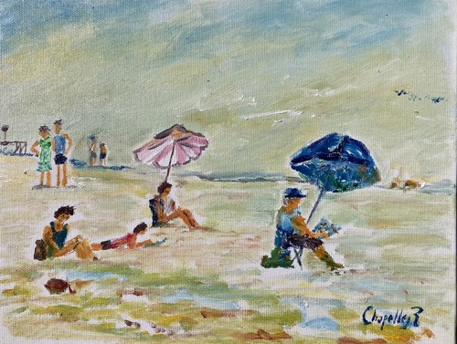 Tableau huile sur toile signé - huile,