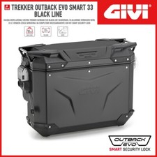 Valise Droite Givi Trekker Outback Evo Intelligent 33 Litres Monokey Noir