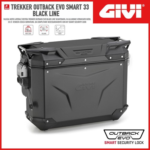 Valigia droite givi trekker - droite,