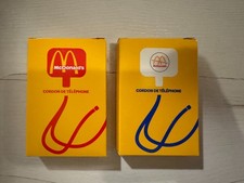 Mcdonald's Red & Blue Phone Cords - Mcdo - Macdo