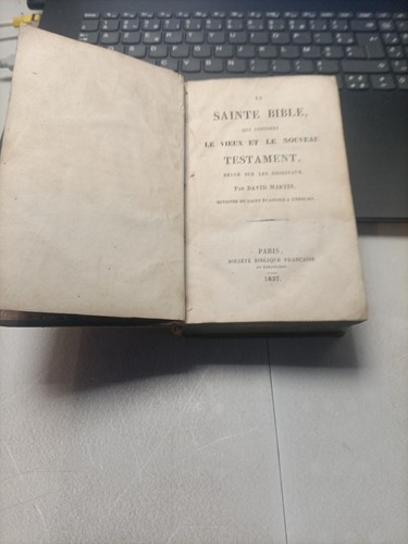 Sainte bible david martin - la,