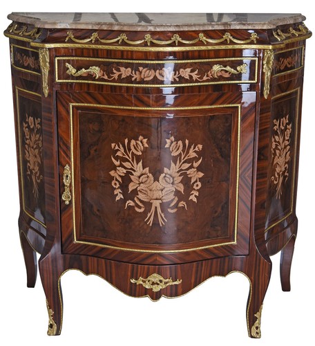 Antique armoire incrustation - antique,